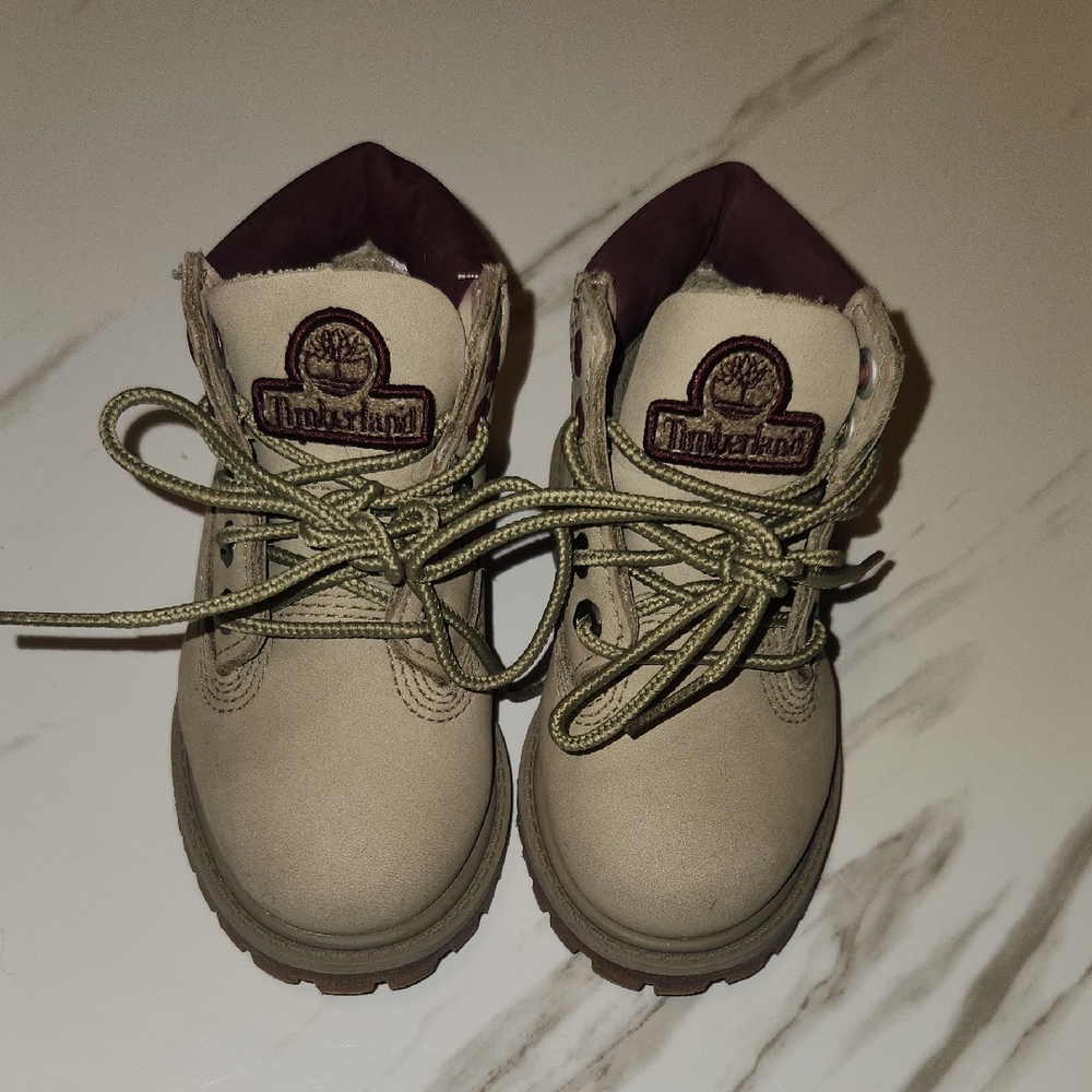 Timberland Kids Boots - Light Brown and Olive